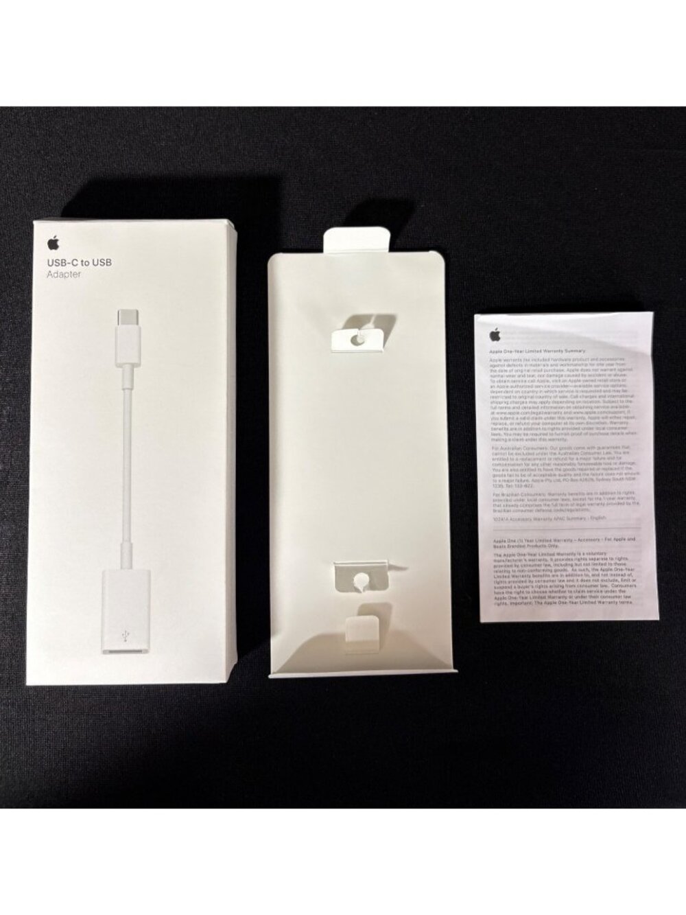 Apple USB-C To USB Adapter Original Box - Accessories MJ1M2AM/A EMPTY BOX ONLY - Picture 5 of 7